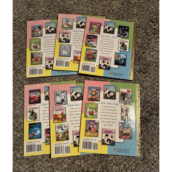 Lot of 6 Little Golden Books Disney Minions Cars Inside Out Pokémon Paw Patrol - Picture 2 of 2